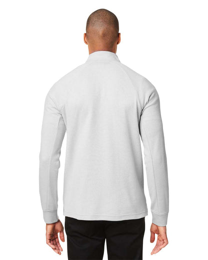 North End Men's Rhythm Waffle Quarter-Zip Pullover NE200 #colormdl_Platinum