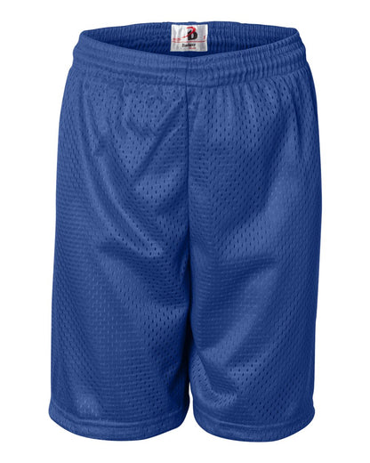 Badger Youth Pro Mesh 6" Shorts 2207 #color_Royal