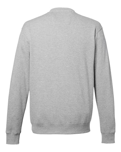 Nautica Unisex Anchor Fleece Crewneck Sweatshirt N17175 #color_Oxford Heather