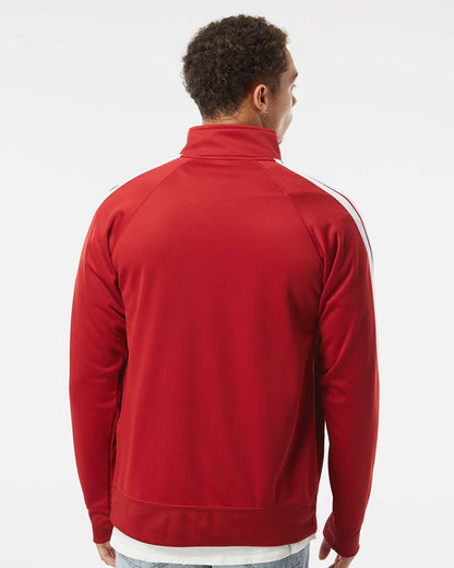 Independent Trading Co. Lightweight Poly-Tech Full-Zip Track Jacket EXP70PTZ #colormdl_Brick Red