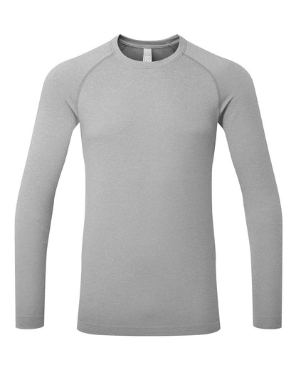 Onna Men's Unstoppable Fresh Long Sleeve Underscrub Base Layer NN270 #color_Heather Grey