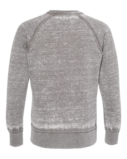 J. America Men's Vintage Zen Fleece Crewneck Sweatshirt 8920 #color_Cement