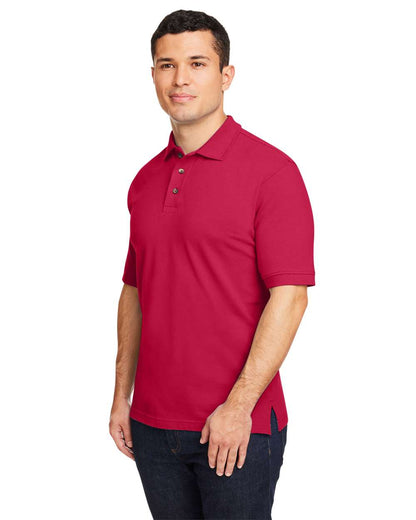 Harriton Men's Pique Polo M200 #colormdl_Red