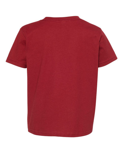 Rabbit Skins Toddler Fine Jersey Tee 3321 #color_Garnet