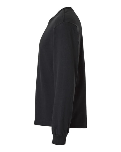 BELLA + CANVAS 6 oz. Heavyweight Long Sleeve Tee 3511 #color_Vintage Black