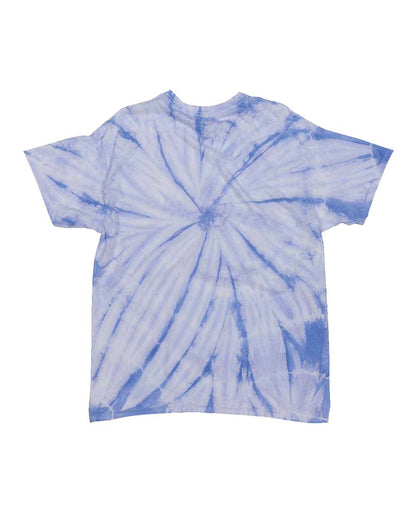 Dyenomite Cyclone Pinwheel Tie-Dyed T-Shirt 200CY #color_Periwinkle
