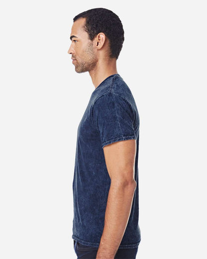 Colortone Unisex Mineral Wash T-Shirt 1300 #colormdl_Mineral Navy