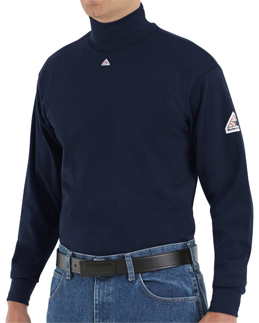 Bulwark Men's Tagless Mock TurtleNeck - EXCEL FR SEK2