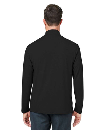 Devon & Jones Men's Raleigh Stretch Quarter-Zip Pullover DG425 #colormdl_Black