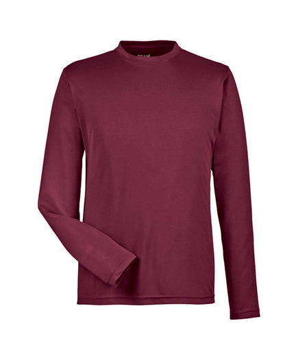 Team 365 Men's Zone Performance Long Sleeve T-Shirt TT11L #color_Sport Maroon