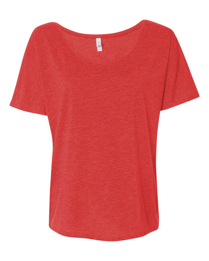 BELLA + CANVAS Women’s Slouchy Tee 8816 #color_Red Triblend