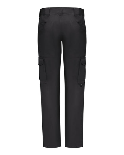 Dickies Women's Extended Sizes Tactical Pants FP78EXT #color_Black - 37 Unhemmed