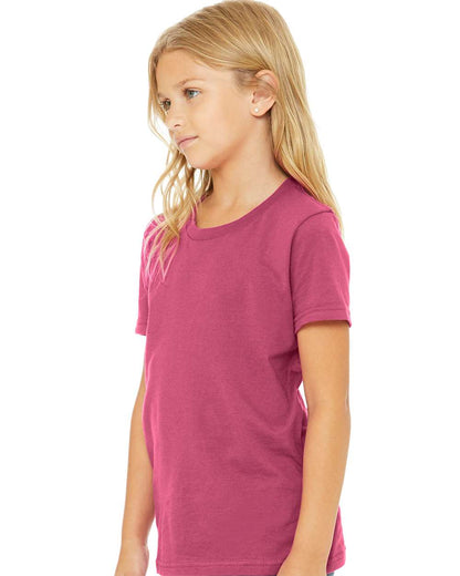 BELLA + CANVAS Youth Jersey Tee 3001Y #colormdl_Berry