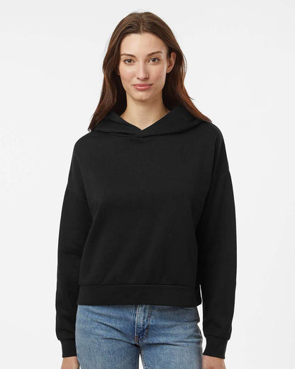 Independent Trading Co. Women's California Wave Wash Sunday Hooded Sweatshirt PRM2600 #colormdl_Black