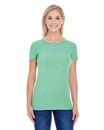 Threadfast Apparel Women's Tri-Blend T-Shirt 202A #colormdl_Green Triblend
