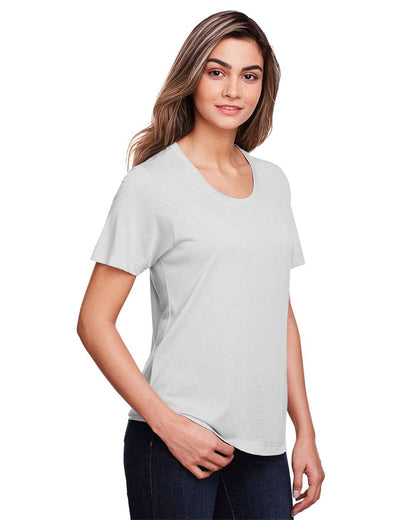 CORE365 Women's Fusion ChromaSoft™ Performance T-Shirt CE111W #colormdl_Platinum