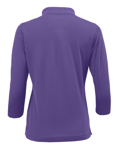 Paragon Women's Lady Palm Three-Quarter Sleeve Polo 120 #color_Grape