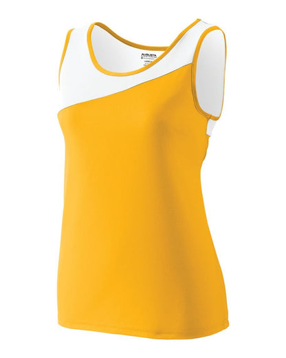 Augusta Sportswear Women's Accelerate Jersey 354 #color_Gold/ White