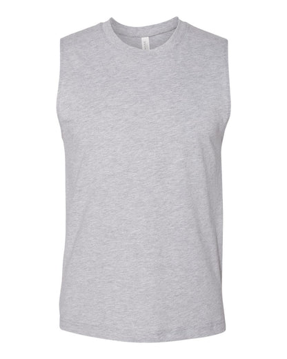 BELLA + CANVAS Jersey Muscle Tank 3483 #color_Athletic Heather