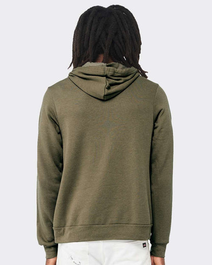 BELLA + CANVAS Sponge Fleece Hoodie 3719 #colormdl_Heather Olive