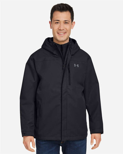 Under Armour Men's Porter 3-in-1 2.0 Jacket 1371585 #colormdl_Black/ Pitch Grey