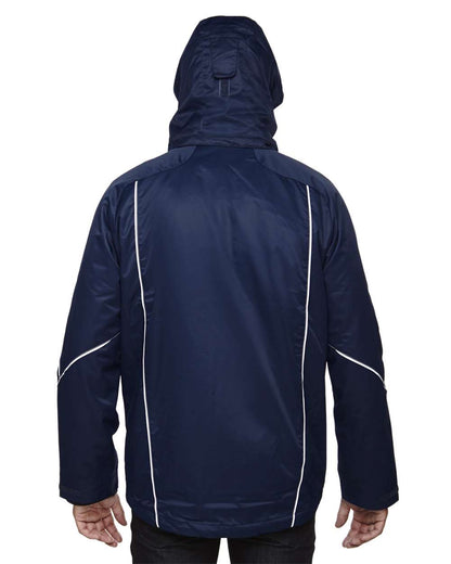 North End Men's Tall Angle 3-in-1 Jacket with Bonded Fleece Liner 88196T #colormdl_Night