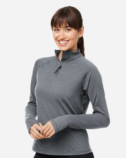 Glyder Women's Fairway Marbled Jersey Quarter-Zip Pullover PDP8023 #colormdl_Carbon Marble