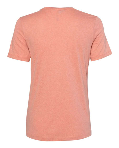 BELLA + CANVAS Women’s Relaxed Fit Heather CVC Tee 6400CVC #color_Heather Sunset