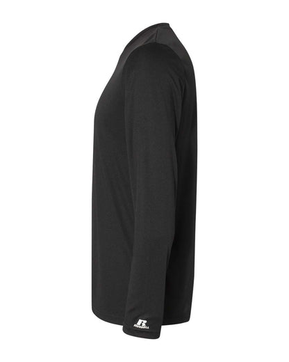 Russell Athletic Unisex Core Performance Long Sleeve T-Shirt 631X2M #color_Black