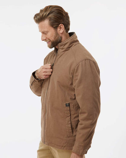 DRI DUCK Endeavor Canyon Cloth™ Canvas Jacket with Sherpa Lining 5037 #colormdl_Field Khaki