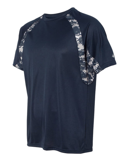 Badger Hook Digital T-Shirt 4140 #color_Navy/ Navy