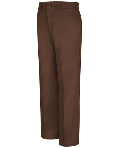 Red Kap Men's Jean Cut Pants PT50 #color_Chocolate Brown - 36 Unhemmed
