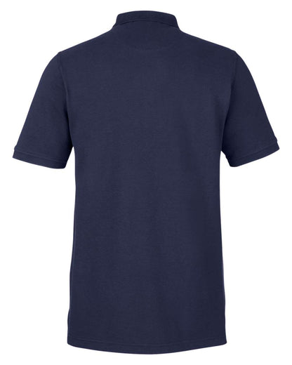 Harriton Men's Valiant Cotton Snag Protect Polo M205 #color_Dark Navy