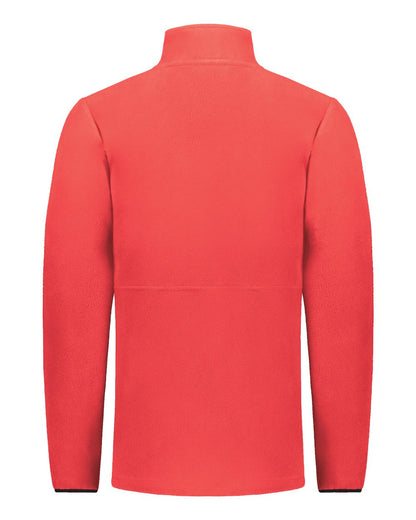 Augusta Sportswear Eco Revive™ Women's Polar Fleece Quarter-Zip Pullover 6857 #color_Scarlet