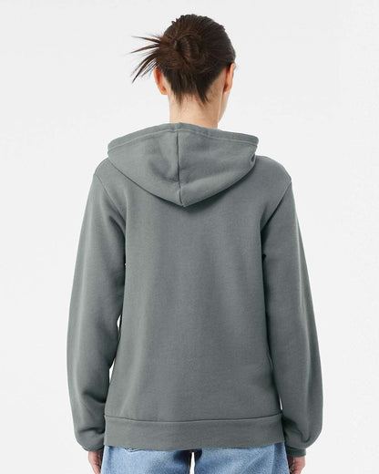 BELLA + CANVAS Unisex Sponge Fleece Full-Zip Hoodie Sweatshirt 3739 #colormdl_Blue Storm