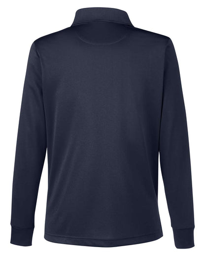 Harriton Women's Advantage Snag Protection Plus IL Long Sleeve Polo M348LW #color_Dark Navy