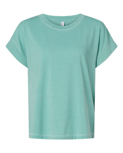 LAT Women's Relaxed Vintage Wash Tee 3502 #color_Washed Saltwater