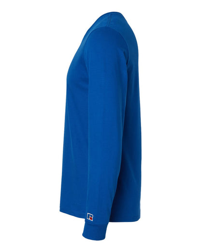 Russell Athletic Unisex Combed Ringspun Long Sleeve T-Shirt 600LRUS #color_Royal