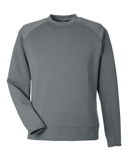 J. America Unisex Apex Fleece Crewneck Sweatshirt 8752 #color_Steel