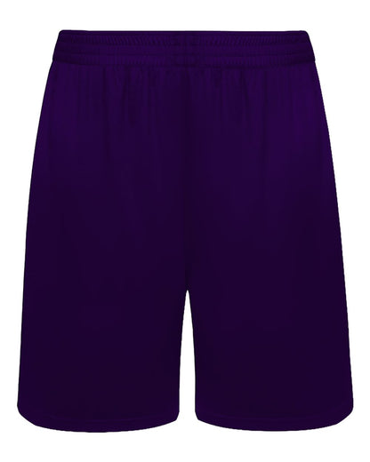 Badger Ultimate SoftLock™ 8" Shorts 4002 #color_Purple