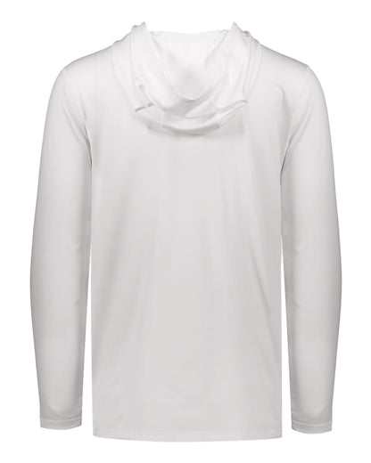 Holloway Youth Electrify CoolCore® Hooded Sweatshirt 222689 #color_White