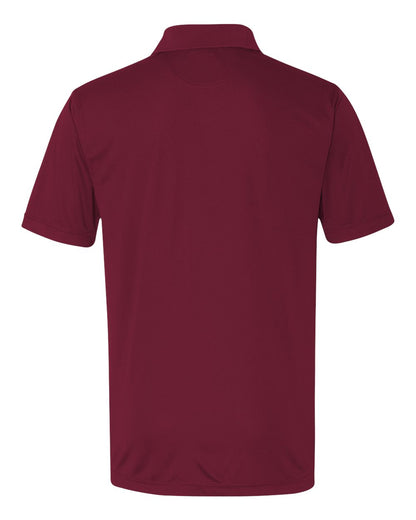 Sierra Pacific Men's Value Polyester Polo 0100 #color_Maroon