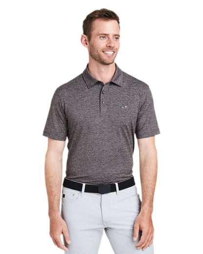 vineyard vines Men's Destin Stripe Sankaty Polo G011146 #colormdl_Evening Sky