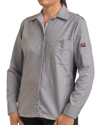 Red Kap Women's Performance Plus Long Sleeve Shop Shirt with Oilblok Technology SY31 Red Kap Women's Performance Plus Long Sleeve Shop Shirt with Oilblok Technology SY31