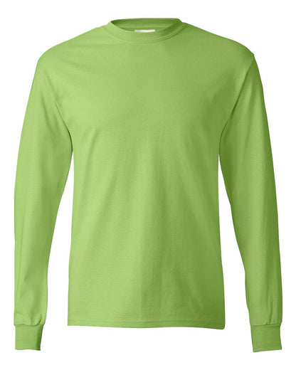 Hanes Authentic Long Sleeve T-Shirt 5586 #color_Lime