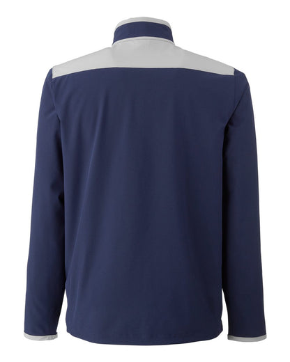 Under Armour Men's Motivate 3.0 Quarter-Zip Pullover 1389611 #color_Midnight Navy/ White