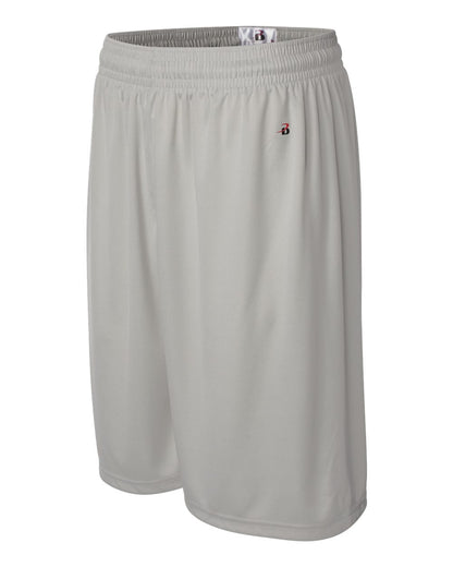 Badger B-Core 9" Shorts 4109 #color_Silver