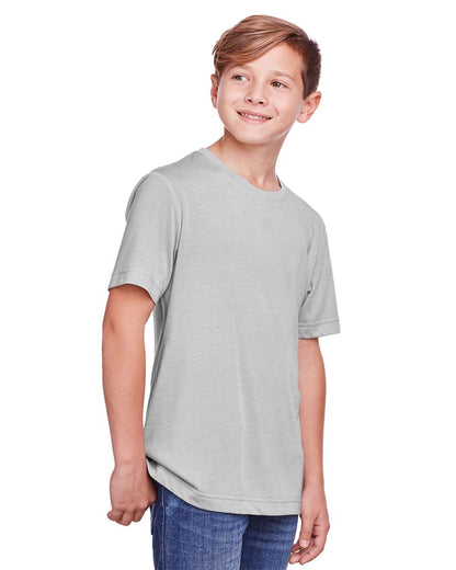 CORE365 Youth Fusion ChromaSoft™ Performance T-Shirt CE111Y #colormdl_Platinum