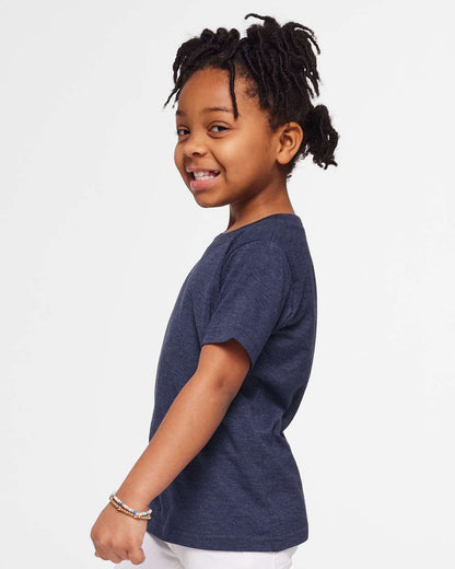 Rabbit Skins Toddler Fine Jersey Tee 3321 #colormdl_Vintage True Navy