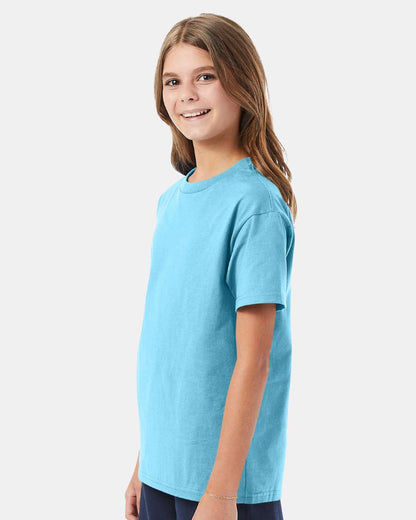 Hanes Authentic Youth T-Shirt 5450 #colormdl_Blue Horizon